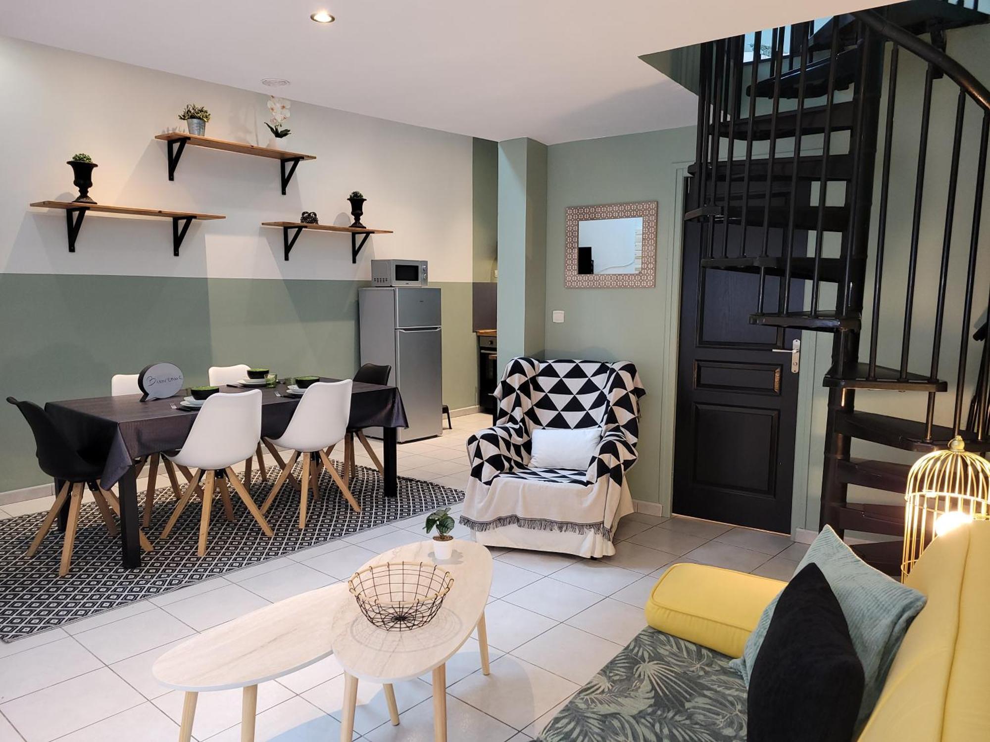 Loft 4 Du Temple Hypercentre & Parking Apartman Cambrai Kültér fotó